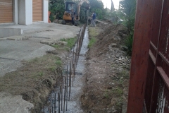 4 Demolizione e ricostruzione muro di confine in c.a.